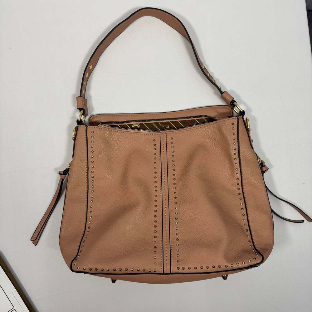 Montana West Large Leather Hobo Handbag for Women Concealed Carry Studded Purse